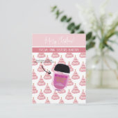 Personalisierte Weihnachten, kleine Geschenke, Gif Einladung (Stehend Vorderseite)