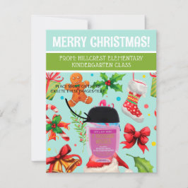 Personalisierte Weihnachten, kleine Geschenke, Gif Einladung