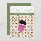 Personalisierte Weihnachten, kleine Geschenke, Gif Einladung (Vorne/Hinten)