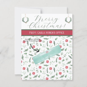 Personalisierte Weihnachten, kleine Geschenke, Gif Einladung