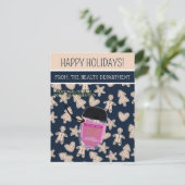 Personalisierte Weihnachten, kleine Geschenke, Gif Einladung (Stehend Vorderseite)