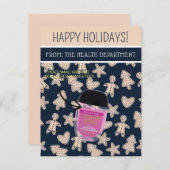 Personalisierte Weihnachten, kleine Geschenke, Gif Einladung (Vorne/Hinten)