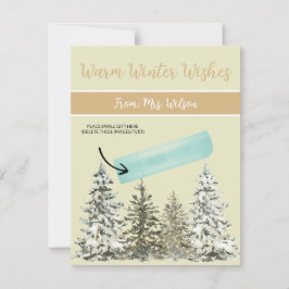 Personalisierte Weihnachten, kleine Geschenke, Gif Einladung