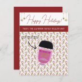 Personalisierte Weihnachten, kleine Geschenke, Gif Einladung (Vorne/Hinten)