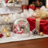 Personalisierte Weihnachten mit Foto und Name Schneekugeln