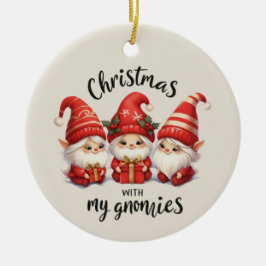 Personalisierte Weihnachten mit My Gnomies Keramik Ornament