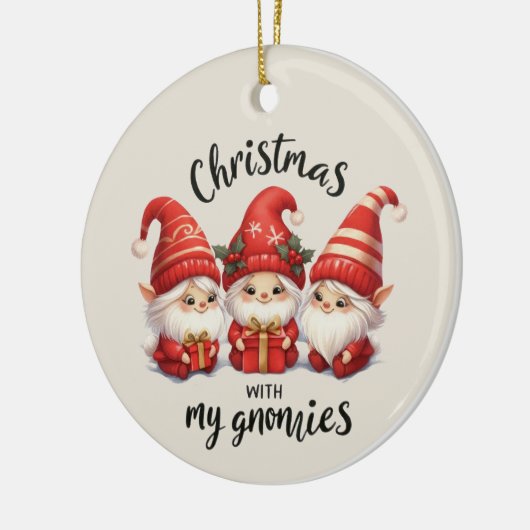 Personalisierte Weihnachten mit My Gnomies Keramik Ornament (Links)