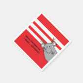 Personalisierte Weihnachten Napkins "Merry Christm Serviette (Ecke)