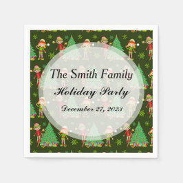 Personalisierte Weihnachten Napkins Serviette