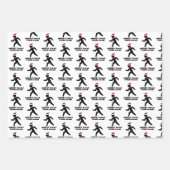 Personalisierte Weihnachten ohne Nennwert Geschenkpapier Set (Vorderseite)