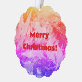 Personalisierte Weihnachten Ornament Karte (Links)