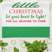 Personalisierte Weihnachten Pandas Geschirrtuch (Gefaltet)