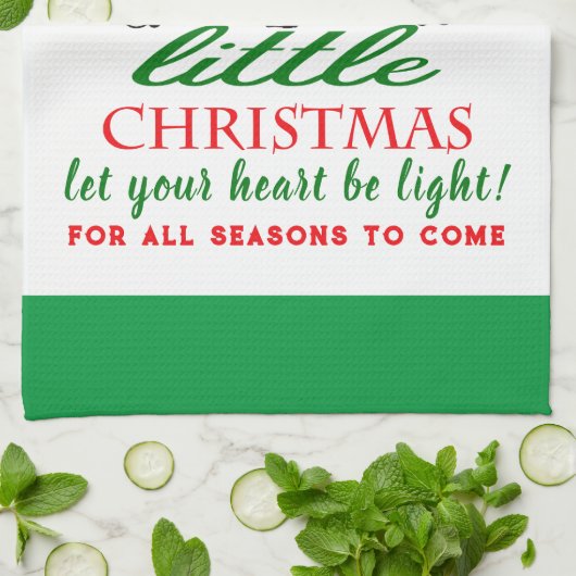 Personalisierte Weihnachten Pandas Geschirrtuch (Gefaltet)