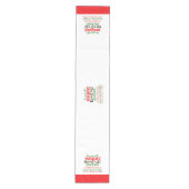 Personalisierte Weihnachten Pandas Mittelgroßer Tischläufer (Vorderseite)