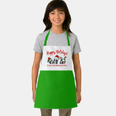 Personalisierte Weihnachten Pandas Schürze (Insitu)