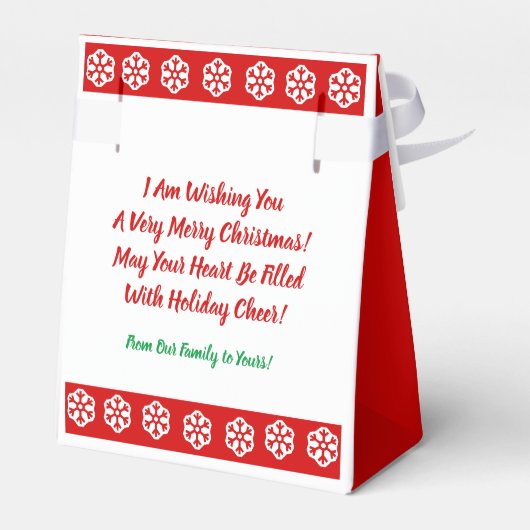 Personalisierte Weihnachten Pandas Weihnachten Geschenkschachtel (Rückseite)