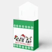 Personalisierte Weihnachten Pandas Weihnachten Geschenkschachtel (Geöffnet)