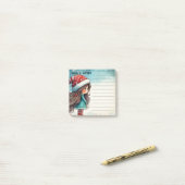 Personalisierte Weihnachten Post-it Klebezettel (Auf Schreibtisch)