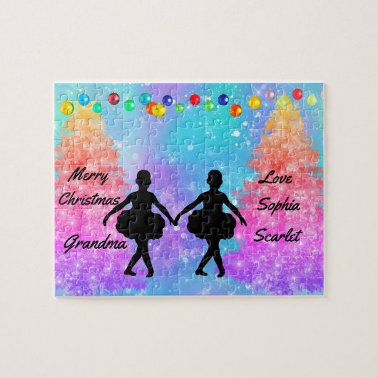 Personalisierte Weihnachten Puzzle (Horizontal)