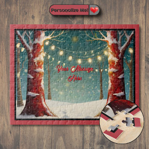Personalisierte Weihnachten Puzzle
