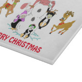 Personalisierte Weihnachten Schneidebrett (Ecke)