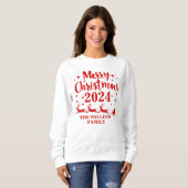 Personalisierte Weihnachten Sweatshirt (Vorne ganz)
