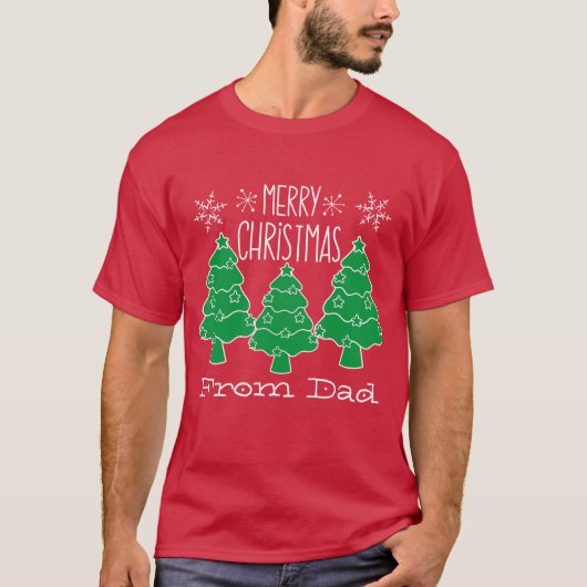 Personalisierte Weihnachten T-Shirt (Vorderseite)