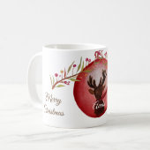 Personalisierte Weihnachten. Tasse von Neujahrsges (Vorderseite Links)