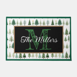 Personalisierte Weihnachten vor der Haustür Fußmatte