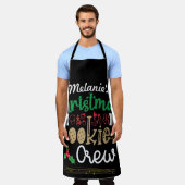 Personalisierte Weihnachts-Cookie-All-over-Print-S Schürze (Getragen)