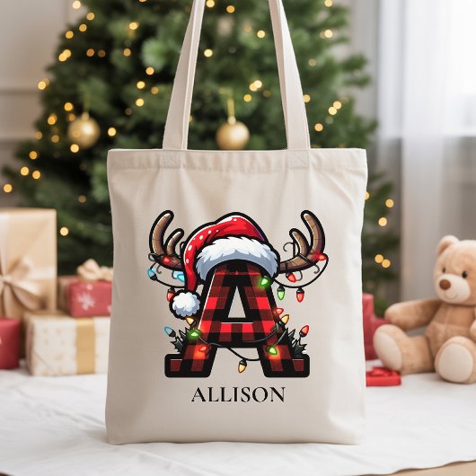 Personalisierte Weihnachts-Einkaufstasche als Gesc Tragetasche