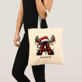 Personalisierte Weihnachts-Einkaufstasche als Gesc Tragetasche (Vorderseite (Produkt))