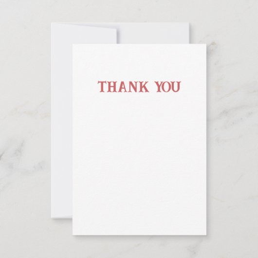 Personalisierte Weihnachts-Erste Dankeschön Karten (Rückseite)