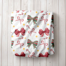 Personalisierte Weihnachts-Fleece-Decke mit Schlei