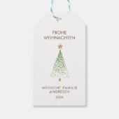 Personalisierte Weihnachts- Geschenkanhänger (Vorderseite)