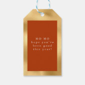 Personalisierte Weihnachts- Geschenkanhänger (Rückseite)