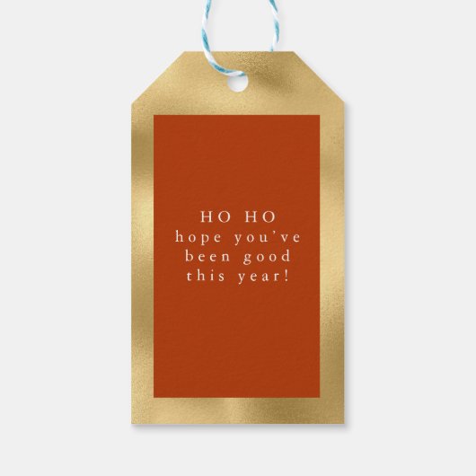 Personalisierte Weihnachts- Geschenkanhänger (Rückseite)