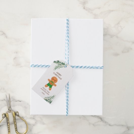 Personalisierte Weihnachts- Geschenkanhänger (Mit Garn)