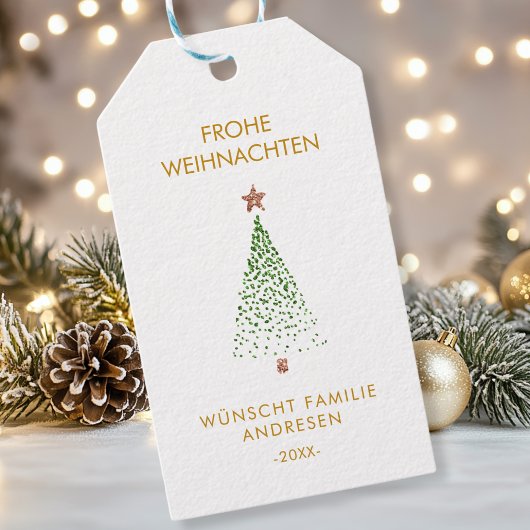 Personalisierte Weihnachts- Geschenkanhänger