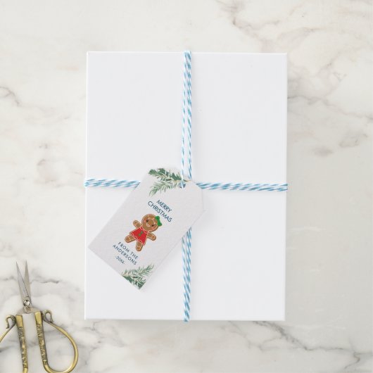 Personalisierte Weihnachts- Geschenkanhänger (Mit Garn)