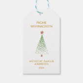 Personalisierte Weihnachts- Geschenkanhänger (Vorderseite)