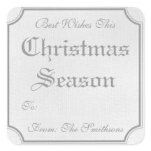 Personalisierte Weihnachts-Geschenkanhänger-Aufkle