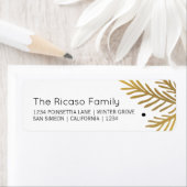 Personalisierte Weihnachts-Gold-Winterfolien (Insitu)