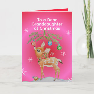 Personalisierte Weihnachts-Grußkarte für kleine Mä Karte