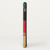 Personalisierte Weihnachts-Holly-Blätter und Red B Case-Mate iPhone Hülle (Hinten/Links)