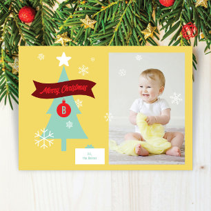 Personalisierte Weihnachts-Ikonen-Foto-Weihnachtsk Feiertagskarte