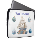 "Personalisierte Weihnachts-Laptop-Tasche - Fest Laptopschutzhülle (Vorne Rechts)
