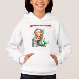 Personalisierte Weihnachts-Mermaid Hoodie