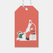 Personalisierte Weihnachts-Niedliche Geschenktaste Geschenkanhänger (Vorderseite)