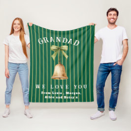 Personalisierte Weihnachts-Opa-Fleece-Decke als Ge Fleecedecke
